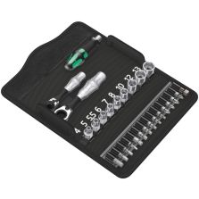Dopsleutelset Kraftform Compact Zyklop Mini 2 in textielbox Wera