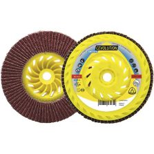 Lamellenschijf SMT 975 125mm M14 gewelfd Keramischkorund K40 Klingspor