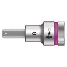Wera 05003824001 8740 C HF Binnenzeskant Zyklop Bitdop met 1/2"-aandrijving met vasthoudfunctie 8 x 60mm
