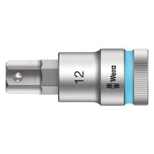 Wera 05003826001 8740 C HF Binnenzeskant Zyklop Bitdop met 1/2"-aandrijving met vasthoudfunctie 12 x 60mm