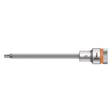Wera 05003841001 8740 C HF Binnenzeskant Zyklop Bitdop met 1/2"-aandrijving met vasthoudfunctie 5 x 140mm