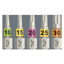 Bit taaihard 1/4" DIN 3126 C6,3 T30x25mm vasthoudfunctie Wera
