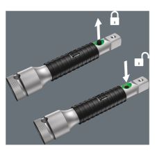 Wera 05003530001 8796 SA Zyklop-verlengstuk "Flexible-Lock" met vrijloophuls, kort voor 1/4"
