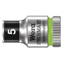 Wera 05003719001 8790 HMA HF Zyklop Hand- en Machinedop, met 1/4"-aandrijving, met vasthoudfunctie 5 x 23mm