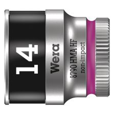 Wera 05003729001 8790 HMA HF Zyklop Hand- en Machinedop, met 1/4"-aandrijving, met vasthoudfunctie 14 x 23mm