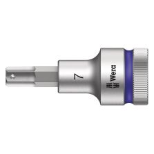 Wera 05003823001 8740 C HF Binnenzeskant Zyklop Bitdop met 1/2"-aandrijving met vasthoudfunctie 7 x 60mm