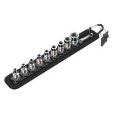 Wera 05003880001 Belt A 1 Zyklop Doppen set, met vasthoudfunctie, met 1/4" -aandrijving, 10‑delig