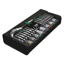 Wera 05004046001 8100 SB 6 Zyklop Speed-ratelset, 3/8"-aandrijving, metrisch, 29‑delig