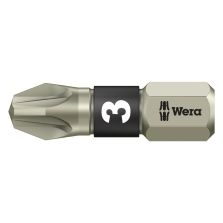 Wera 05071022001 3855/1 TS Bits Pozidriv, RVS PZ 3 x25mm