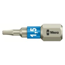 Wera 05071070001 3840/1 TS Zeskant Bits, RVS 1,5 x 25mm