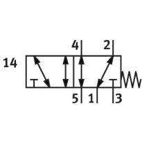 FESTO 11914 Ventiel voor paneelinbouw SV-5-M5-B