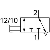 FESTO 153477 Kogelklepafsluiter HE-3-QS-10