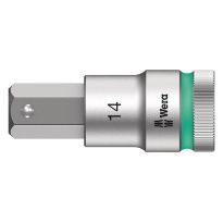 Wera 05003827001 8740 C HF Binnenzeskant Zyklop Bitdop met 1/2"-aandrijving met vasthoudfunctie 14 x 60mm