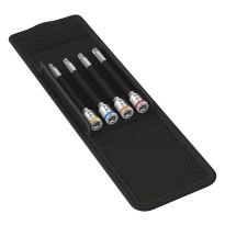 Wera 05003375001 8767 A TORX® HF 1 Zyklop Bitdoppen set TORX®, met vasthoudfunctie 1/4"-aandrijving, 4‑delig