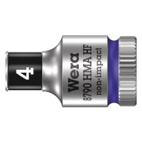 Wera 05003717001 8790 HMA HF Zyklop Hand- en Machinedop, met 1/4"-aandrijving, met vasthoudfunctie 4 x 23mm