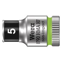 Wera 05003719001 8790 HMA HF Zyklop Hand- en Machinedop, met 1/4"-aandrijving, met vasthoudfunctie 5 x 23mm