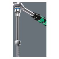 Wera 05003822001 8740 C HF Binnenzeskant Zyklop Bitdop met 1/2"-aandrijving met vasthoudfunctie 6 x 60mm