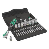 Wera 05004016001 8100 SA 6 Zyklop Speed-ratelset, 1/4"-aandrijving, metrisch, 28‑delig
