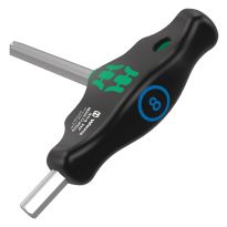 Wera 05023353001 454 HF T-greep zeskant-schroevendraaier Hex-Plus met vasthoudfunctie 8 x 200mm