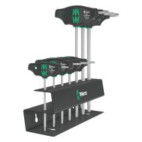 Wera 05023456001 467/7 TORX® HF Set 2 schroevendraaierset T-greep TORX® schroevendraaier met vasthoudfunctie, 7‑delig