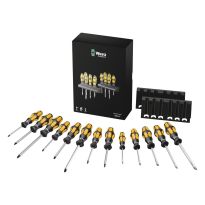 Wera 05133285001 Big Pack 900 Schroevendraaierset Kraftform Wera: De Schroefbeitel + houder, 13‑delig